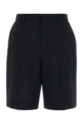 Gucci Wool Bermuda Shorts — Navy