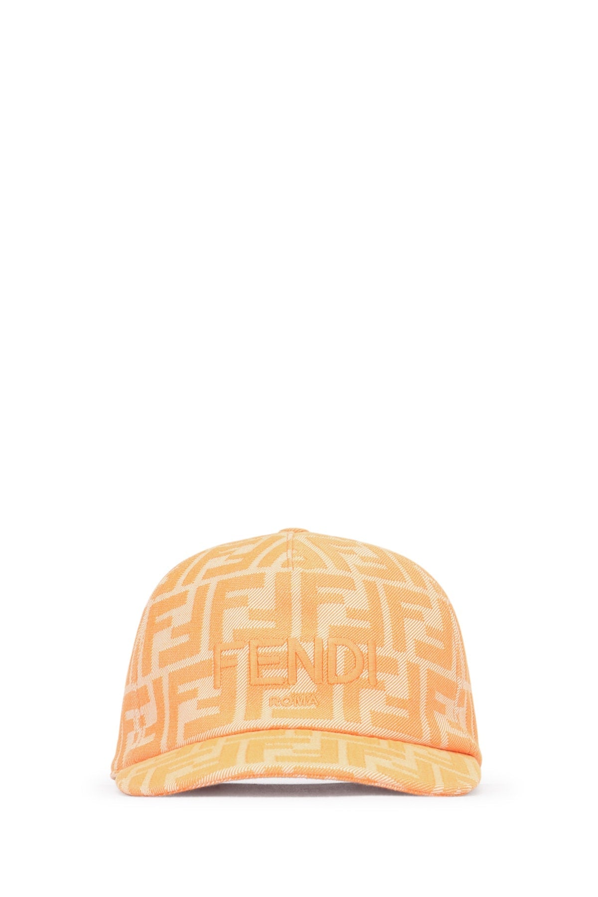 Fendi Kids BASEBALL Baseball Cap — Orange