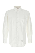 Thom Browne Cotton Oxford Shirt — White