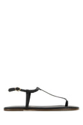 Tkees Leather Thong Sandal — Black