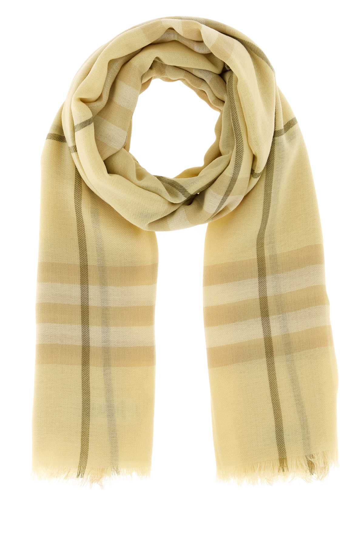 Burberry Giant Scarf — Yellow