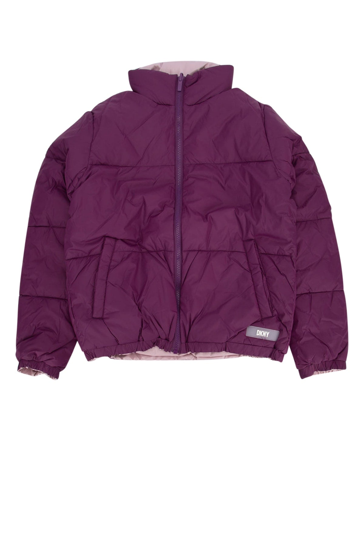 Dkny Junior Quilted Down Jacket — Purple