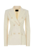 The Andamane Stretch Gabardine Blazer — Beige