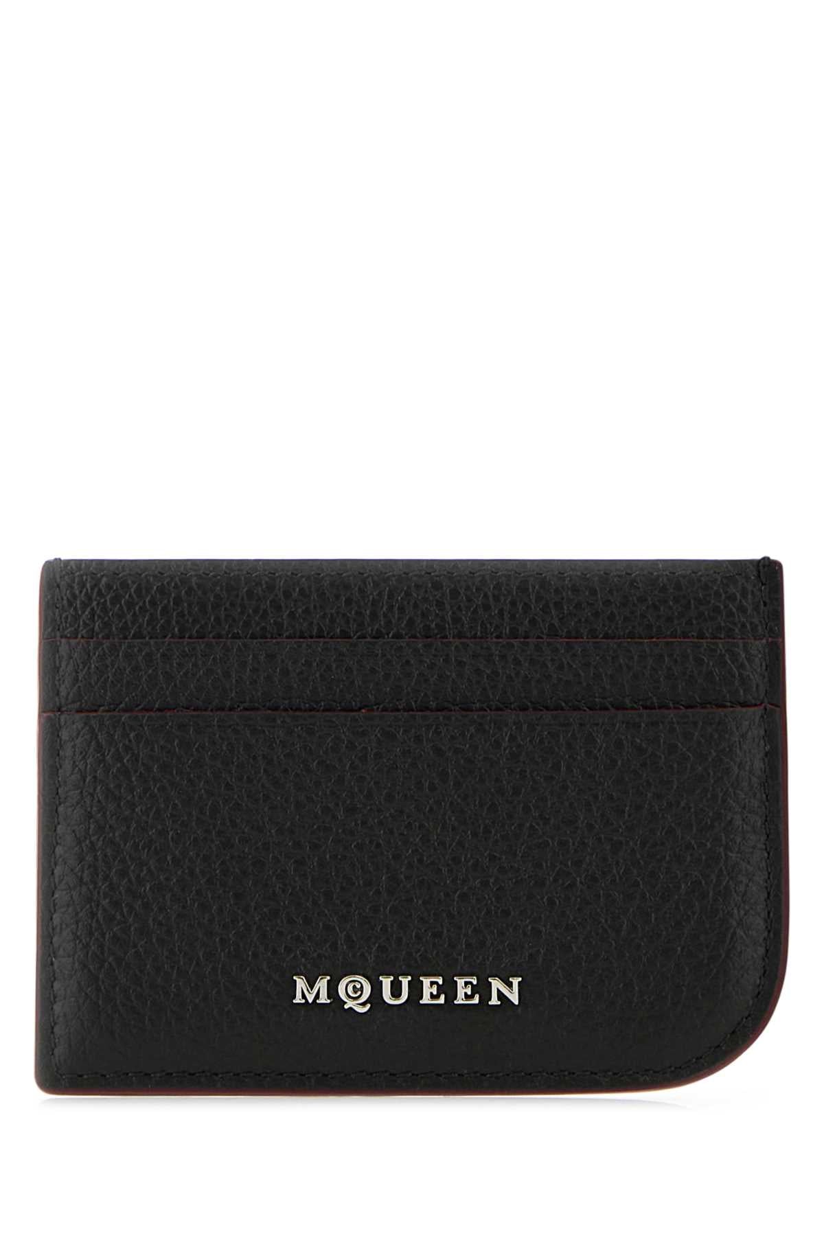 Alexander McQueen Sling Card Case — Black