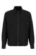 Tatras Cotton-Silk Blend Overshirt Jacket — Black