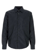 Hugo Boss Padded Polyester Shirt — Navy