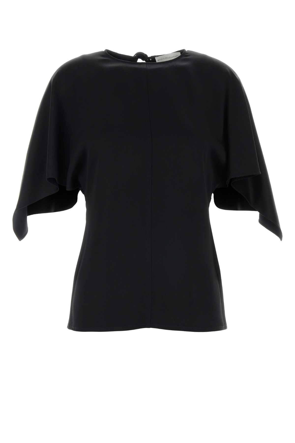 Stella McCartney Satin Blouse — Black