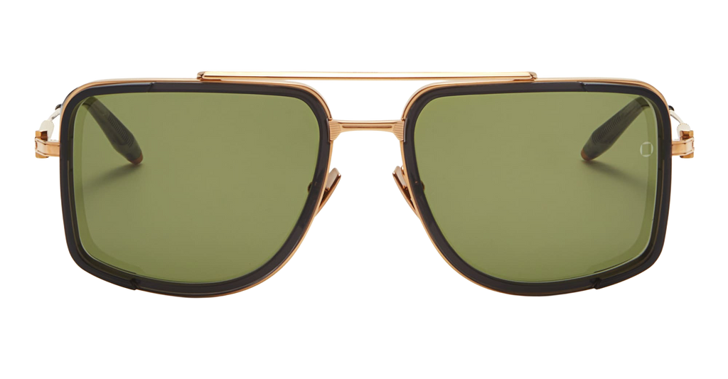 Stargazer - Gold Dark Grey Crystal Nd Acetate Sunglasses