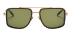 Stargazer - Gold Dark Grey Crystal Nd Acetate Sunglasses