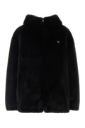 Prada Eco Fur Reversible Jacket — Black
