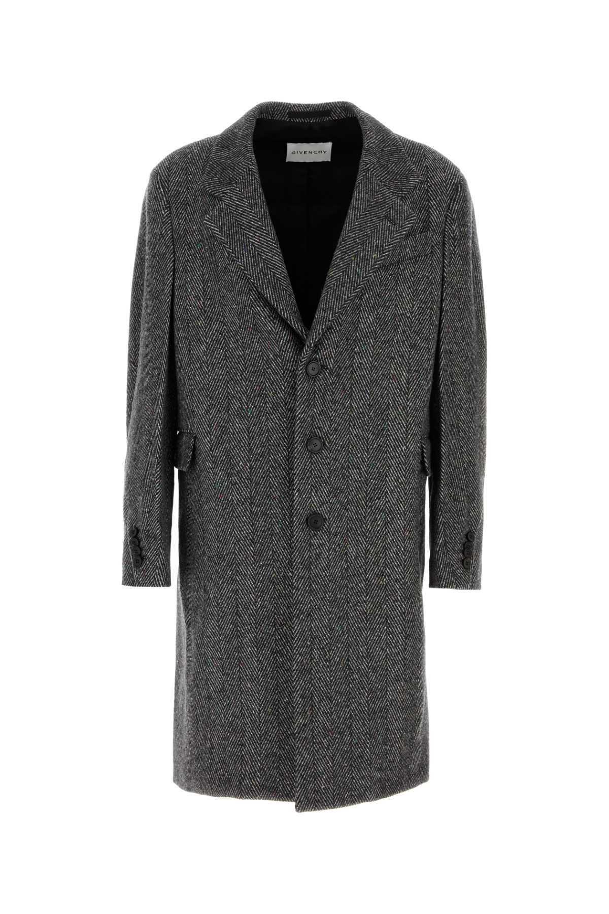Givenchy Notch Coat — Gray