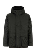 Stone Island Parka Down Jacket — Black