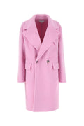 Bottega Veneta Wool-Blend Coat — Pink