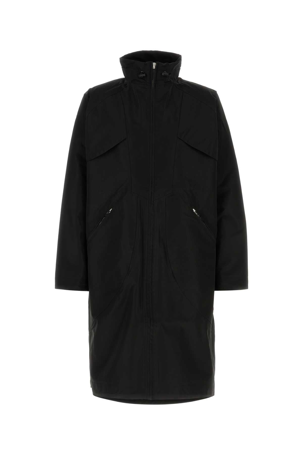 Entire Studios Coat Raincoat — Black
