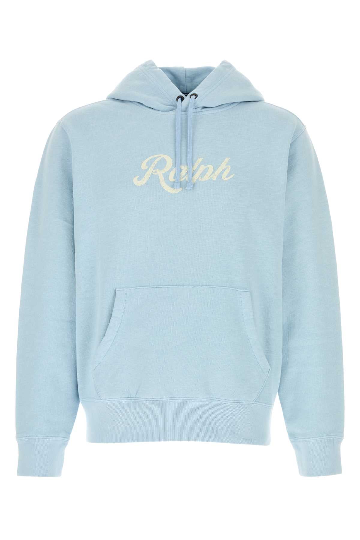 Polo Ralph Lauren Logo-Embroidered Cotton Blend Sweatshirt — Blue