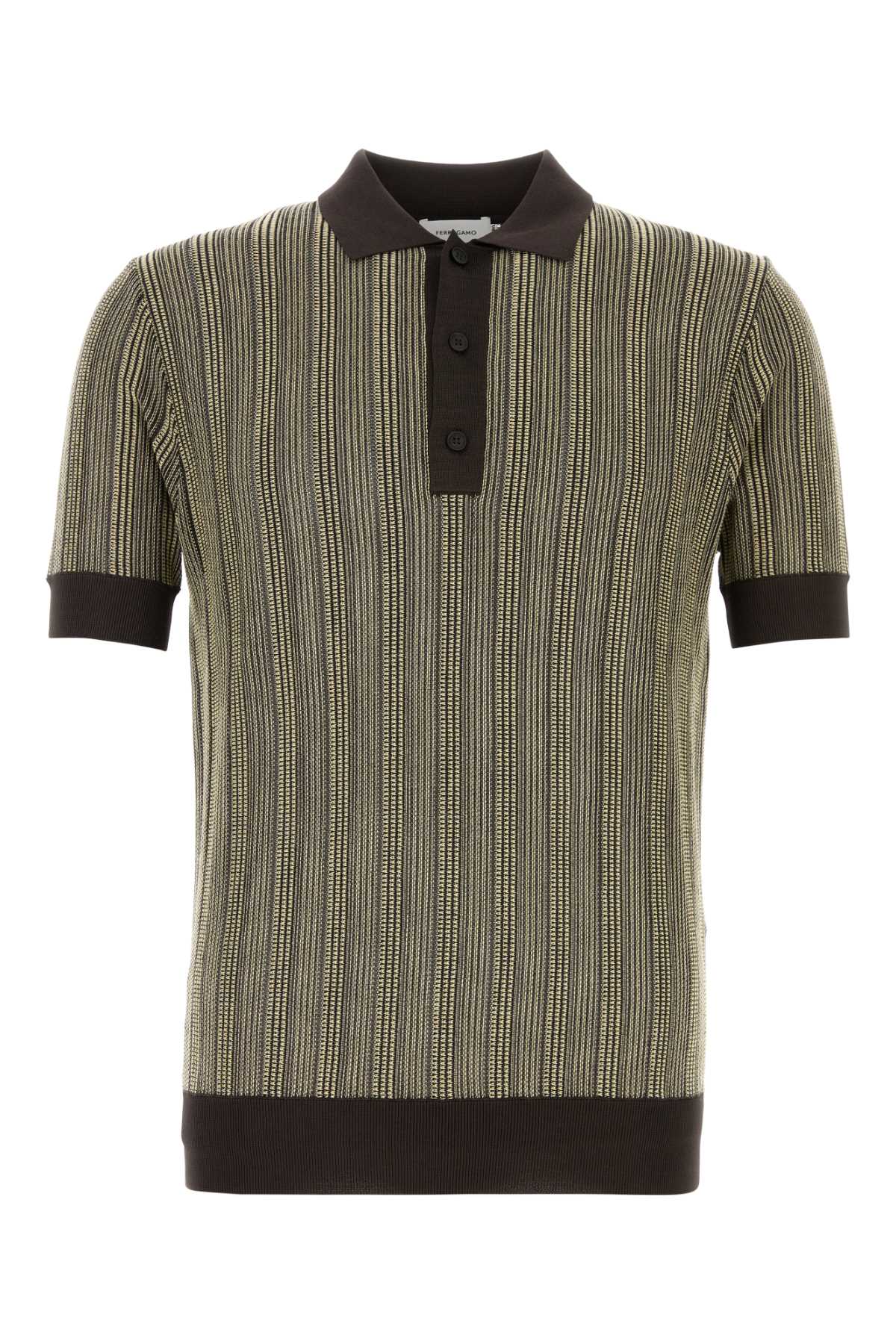 Ferragamo Polo Polo Shirt — Beige