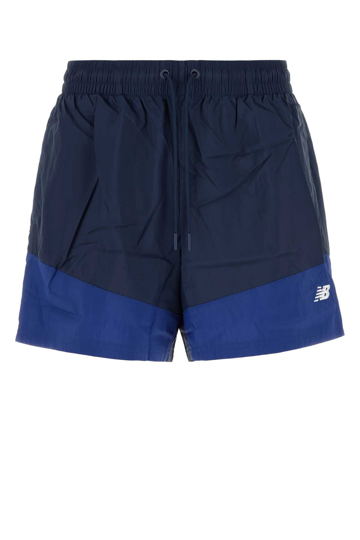 New Balance Sport Legacy Short 5 Bermuda Shorts — Navy