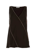 Jil Sander Chain Tank Top — Black