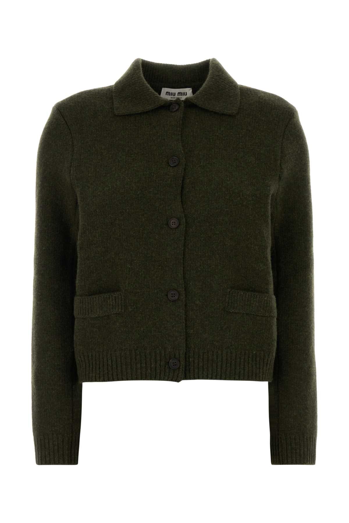 Miu Miu Cardigan — Green