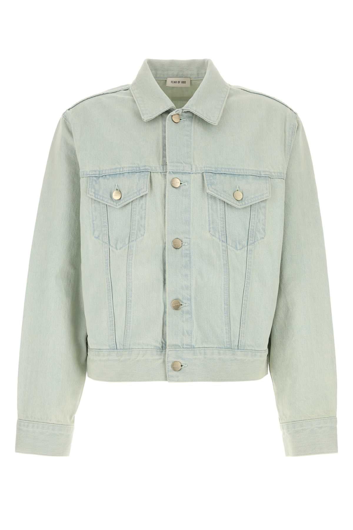 Fear Of God Trucker Jacket — Beige