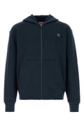 Kenzo Logo-Embroidered Cotton Sweatshirt — Navy