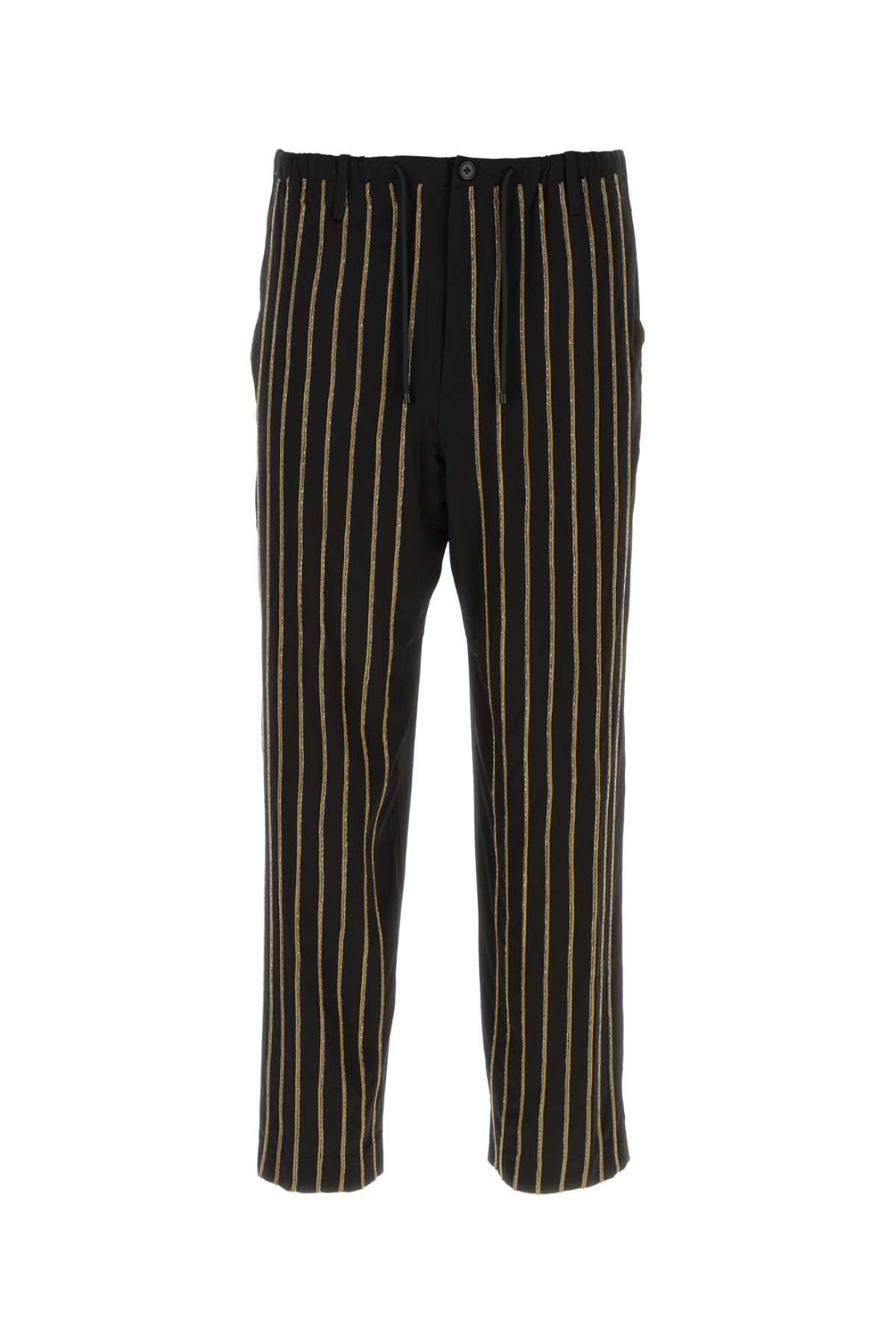Dries Van Noten Pantalone Trousers — Black