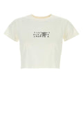 MM6 Maison Margiela Logo-Printed Cotton T-Shirt — White