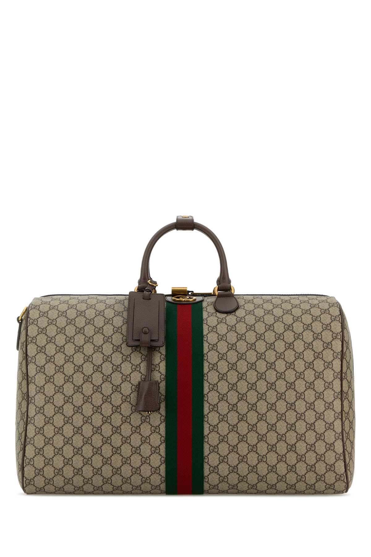 Gucci Savoy Travel Bag — Beige