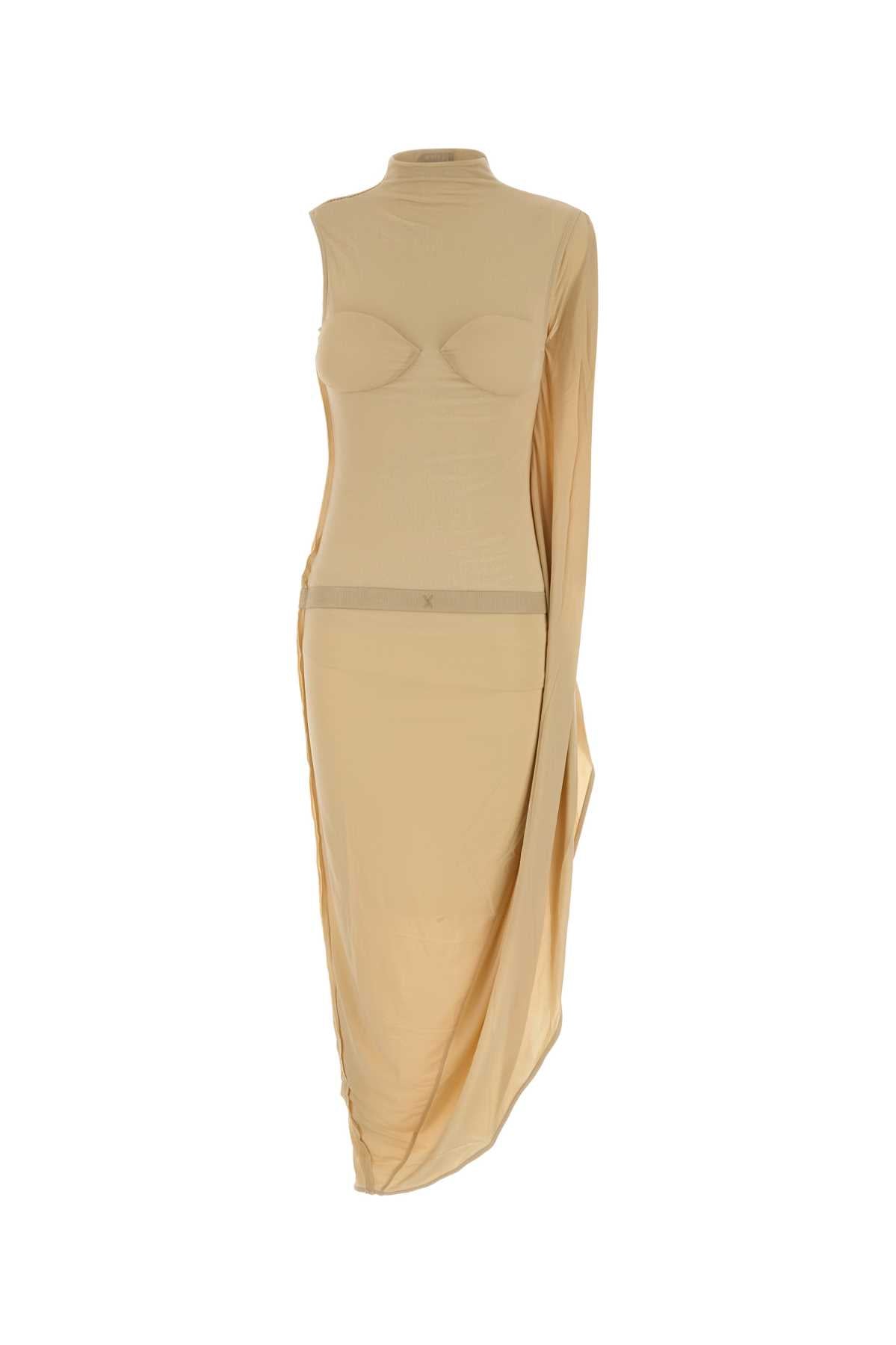 Jean Paul Gaultier Viscose Dress — Beige