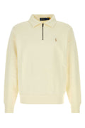 Polo Ralph Lauren Half-Zip Cotton Sweatshirt — Beige