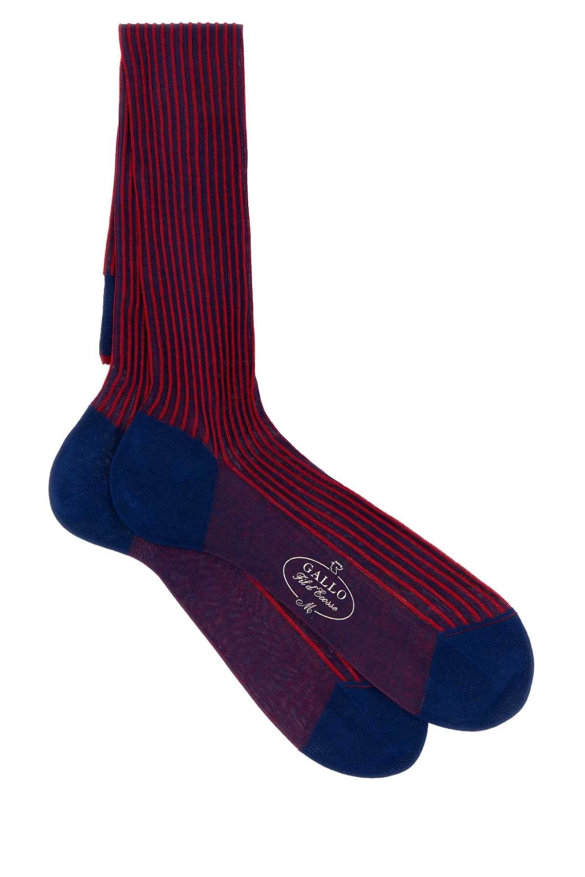 Gallo Mezza Socks — Red