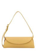 Jil Sander Cannolo SM Shoulder Bag — Yellow