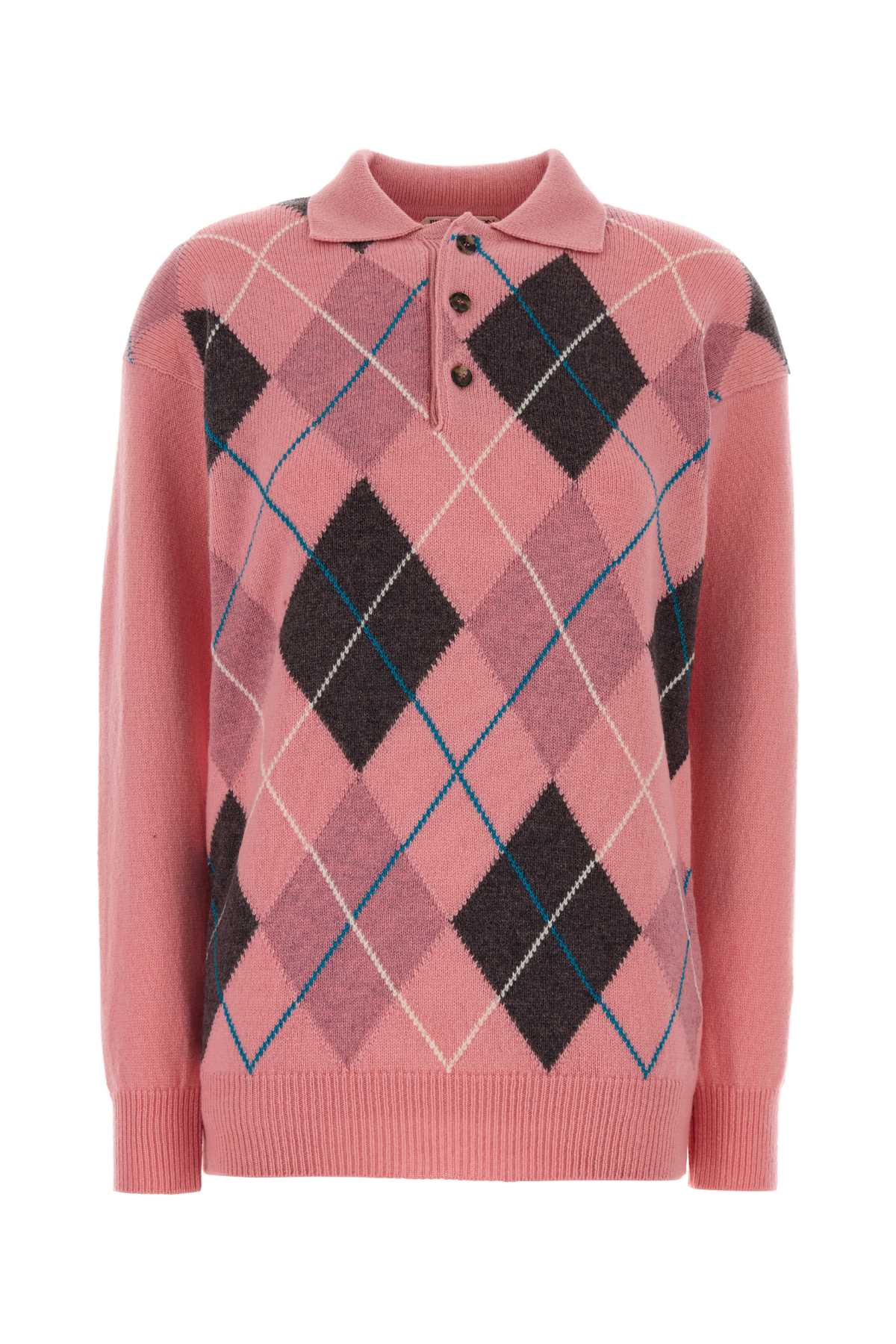JW Anderson Pringle Polo — Pink