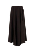 Agnona Circle Skirt — Brown