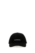 Givenchy CAPPELLO Logo-Embroidered Cotton Baseball Cap — Black