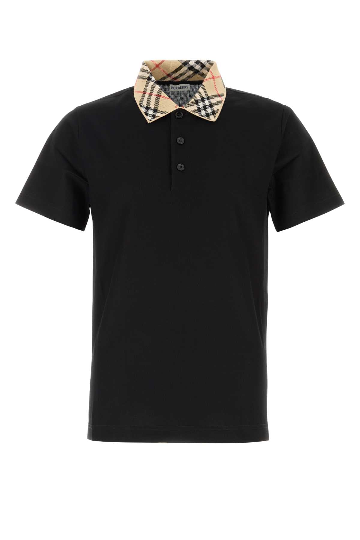 Burberry Evan Polo Shirt — Black