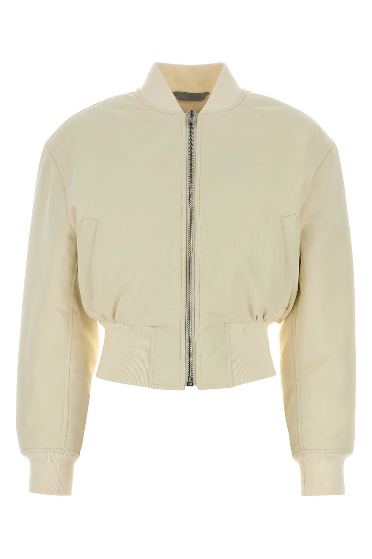 Balenciaga Bomber Jacket — Ivory