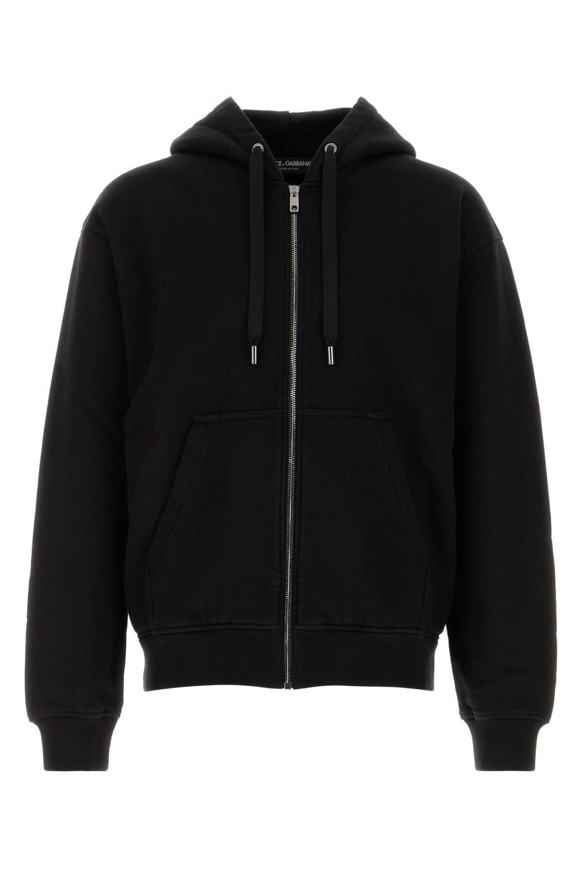 Dolce & Gabbana Cotton Hoodie — Black