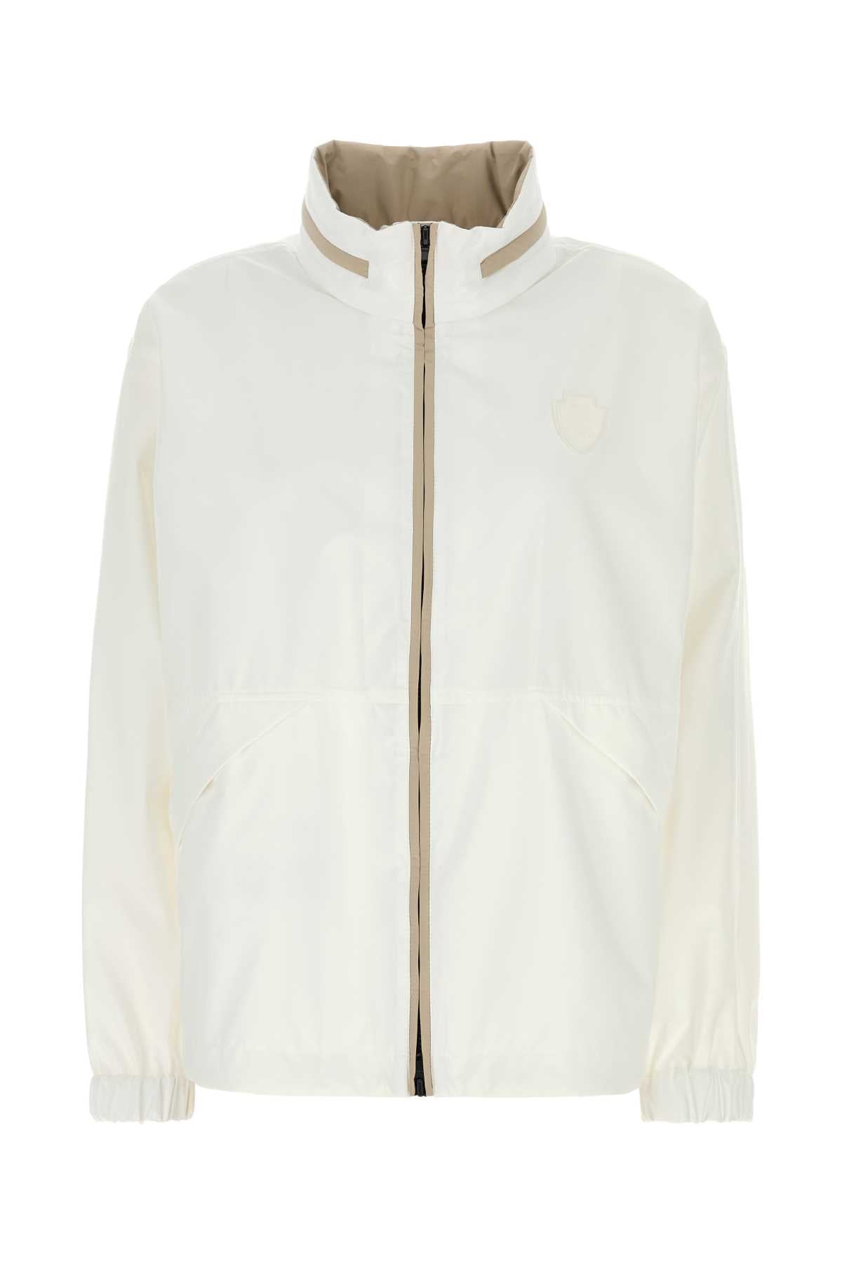 Brunello Cucinelli Water Raincoat — White
