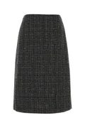 Fendi Tweed Skirt — Brown