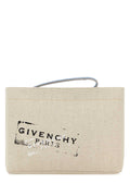 Givenchy Pouch Clutch — Beige