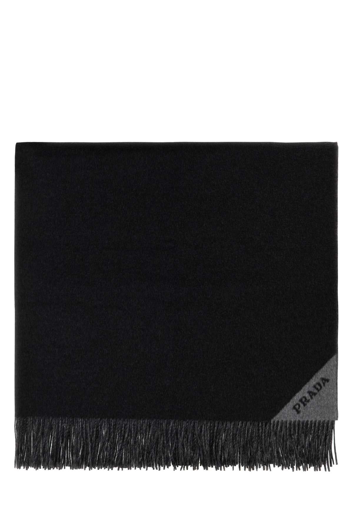Prada Cashmere Shawl — Black