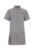Miu Miu Shirt Dress — Gray