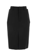 Jil Sander Virgin Wool Skirt — Black
