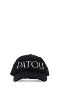 Patou CAPPELLO Logo-Embroidered Cotton Baseball Cap — Black