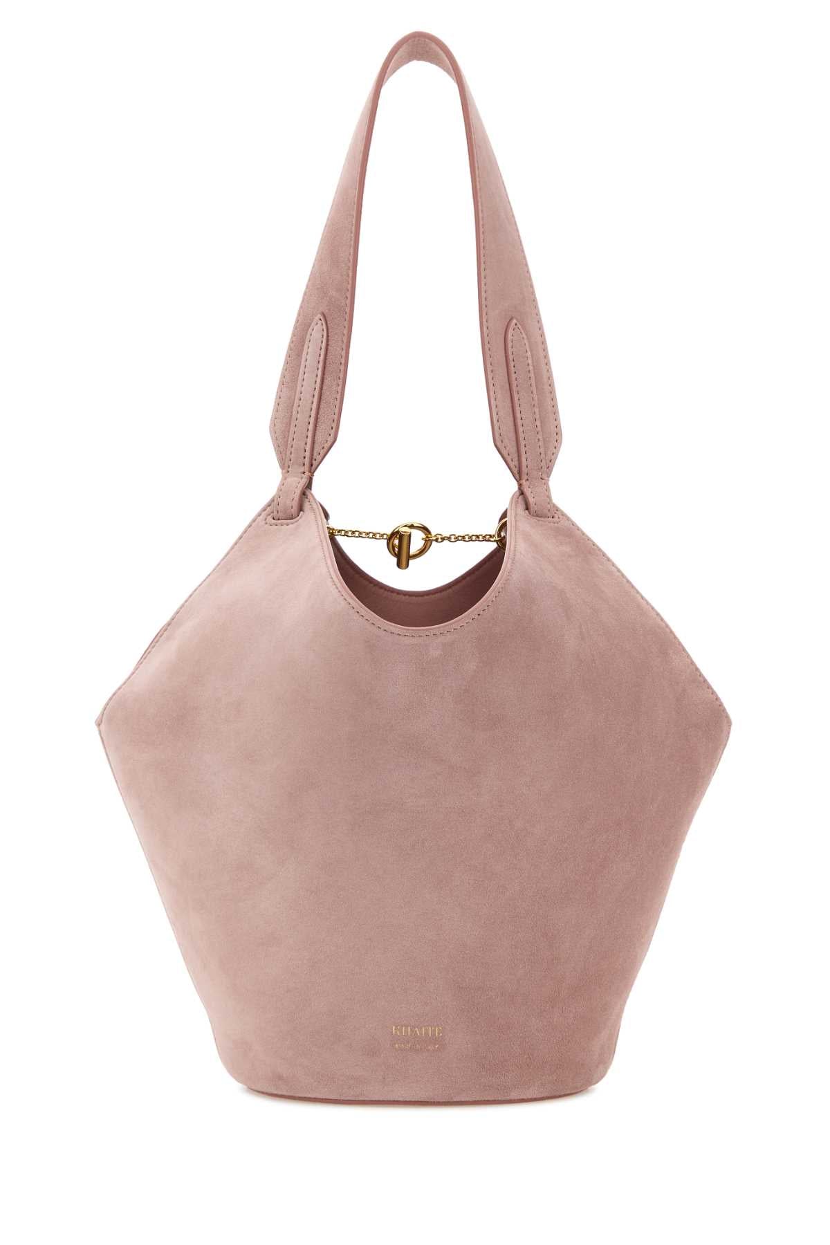 Khaite Lotus Shoulder Bag — Pink