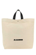 Jil Sander Canvas Tote Bag — Beige