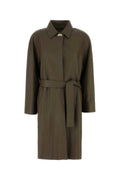 Fendi Leather Coat — Brown