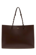 Jil Sander Tangle Tote Bag — Brown