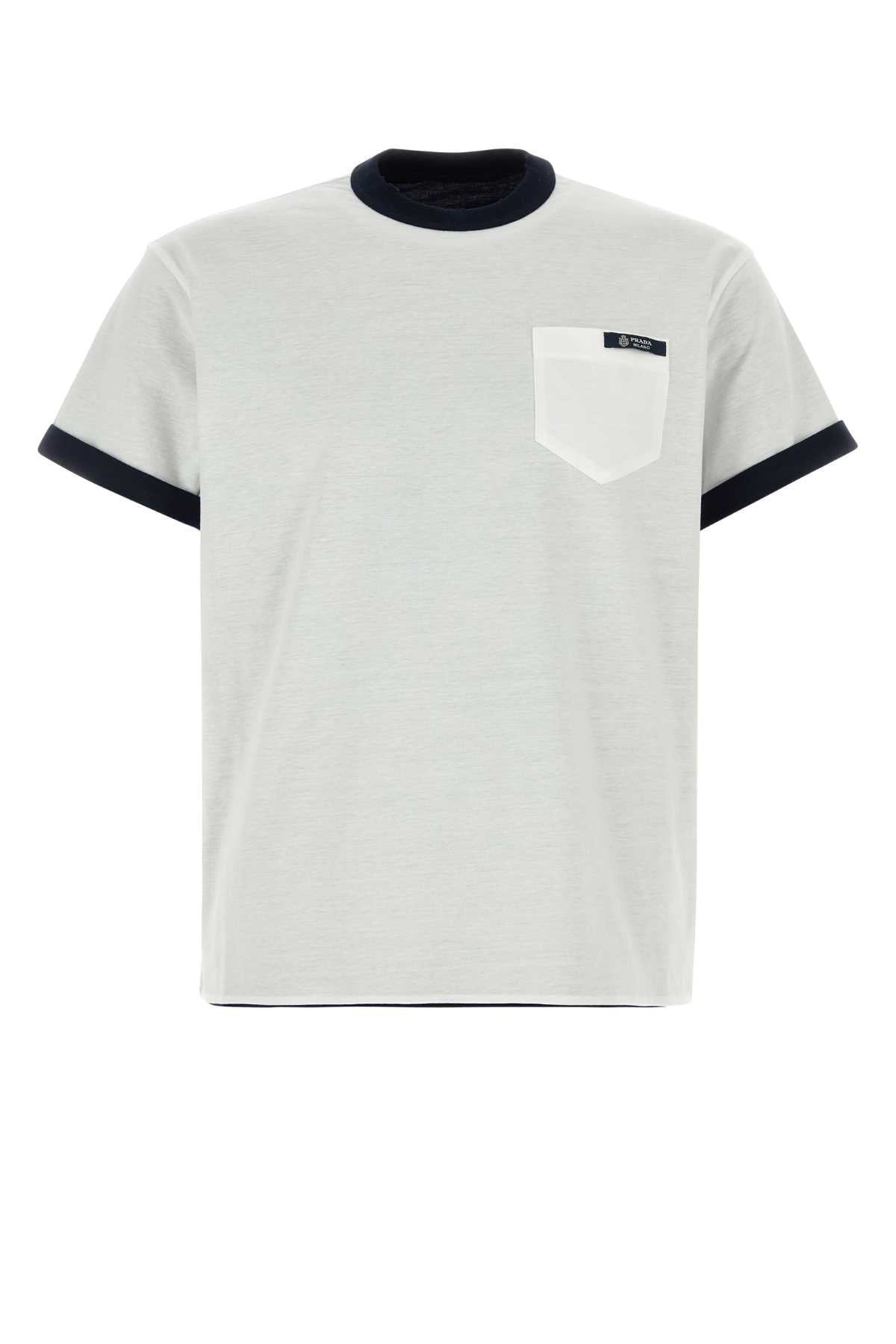Prada Cotton Reversible T-Shirt — White